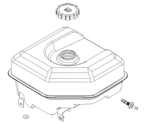 Briggs & Stratton Kraftstofftank - 799782 - Kraftstofftank